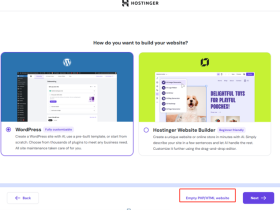 Hostinger 如何安装自己的网站